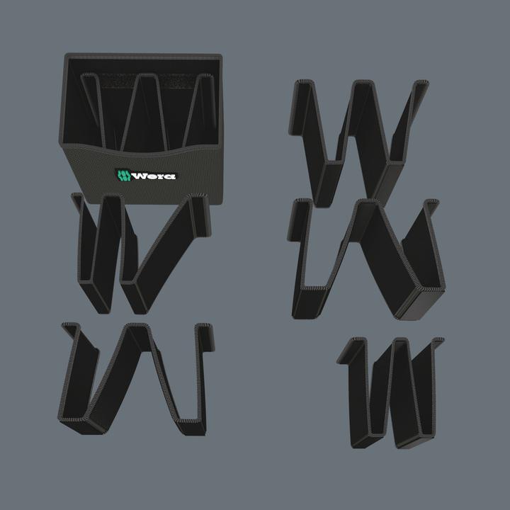 Actual product image Wera Kraftform 2go 300 (Phillipps cross recess (PH), Torx (TX), Pozidriv cross recess (PZ), Slotted screws)