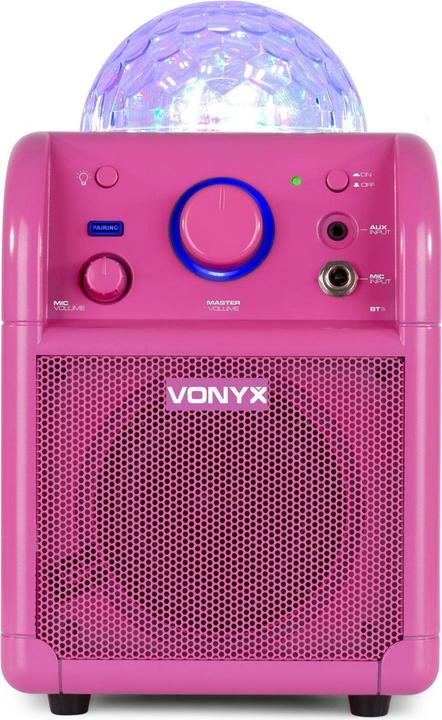 Actual product image Vonyx SBS50B Party Speaker pink (Active)