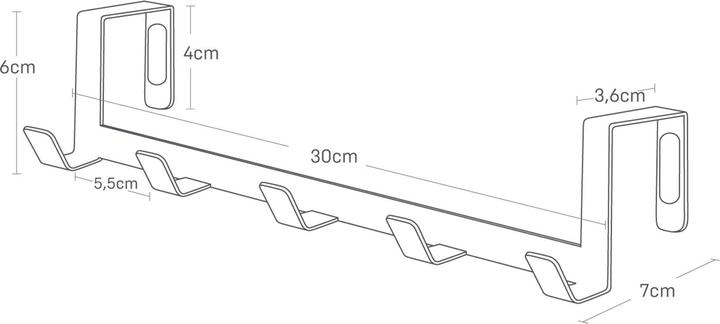 Productafbeelding Yamazaki SMART deurhaakstrip