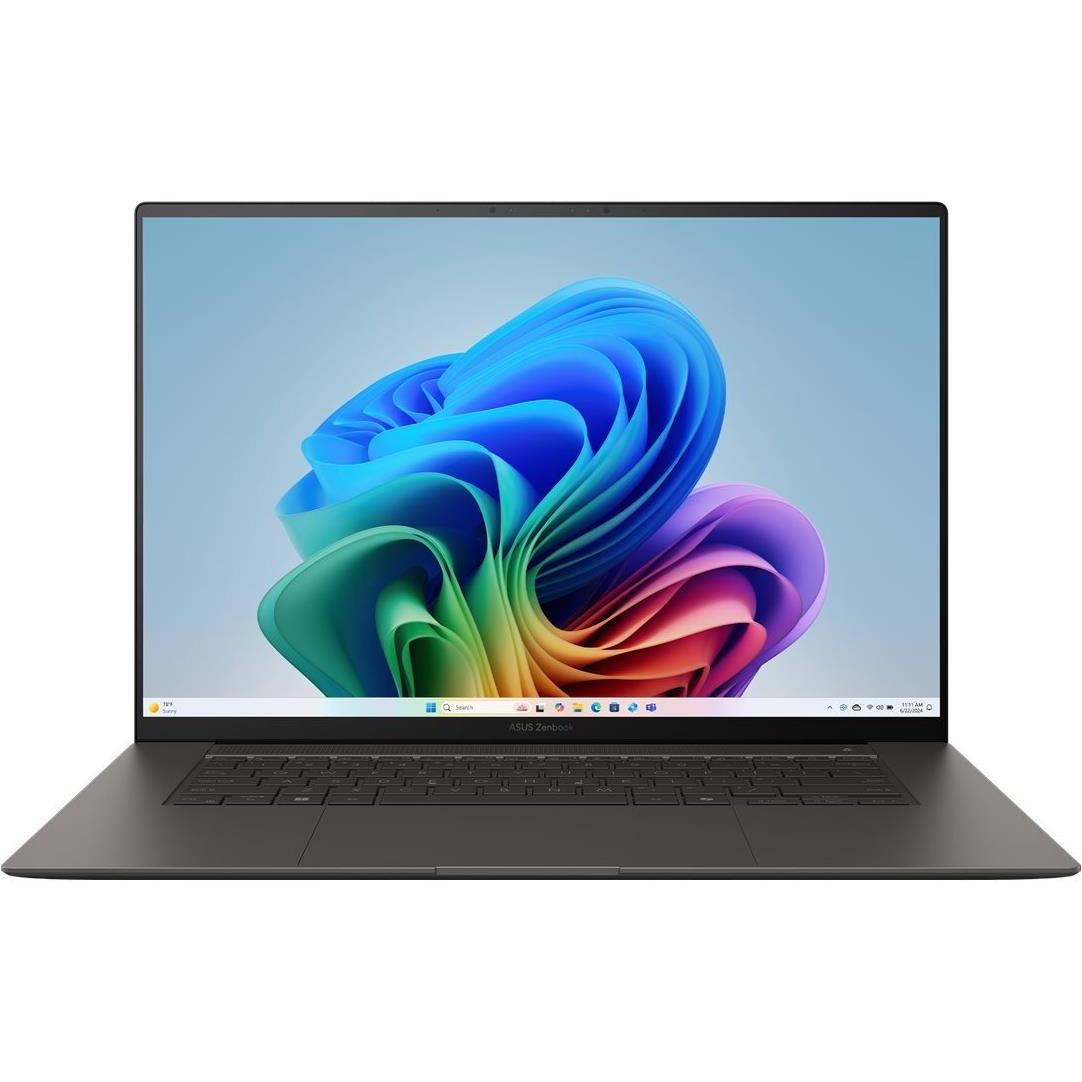 ASUS Zenbook S 16 (16", 1000 GB, 32 GB, DE, AMD Ryzen AI 9 HX 370), Notebook, Grau