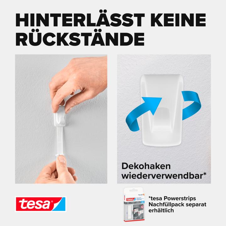 Produktbild tesa Deco-Haken Tapete & Putz
