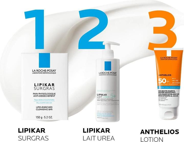 Actual product image La Roche Posay Lipikar Lait Urea 5+ (Body cream, 400 ml)