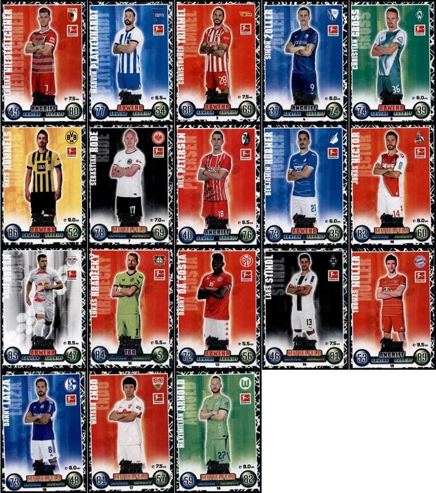 Topps Match Attax - 2022/23 - Alle 18 Heritage