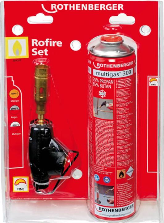 Produktbild Rothenberger ROFIRE Set mit Multigas 300, 7/16", EU