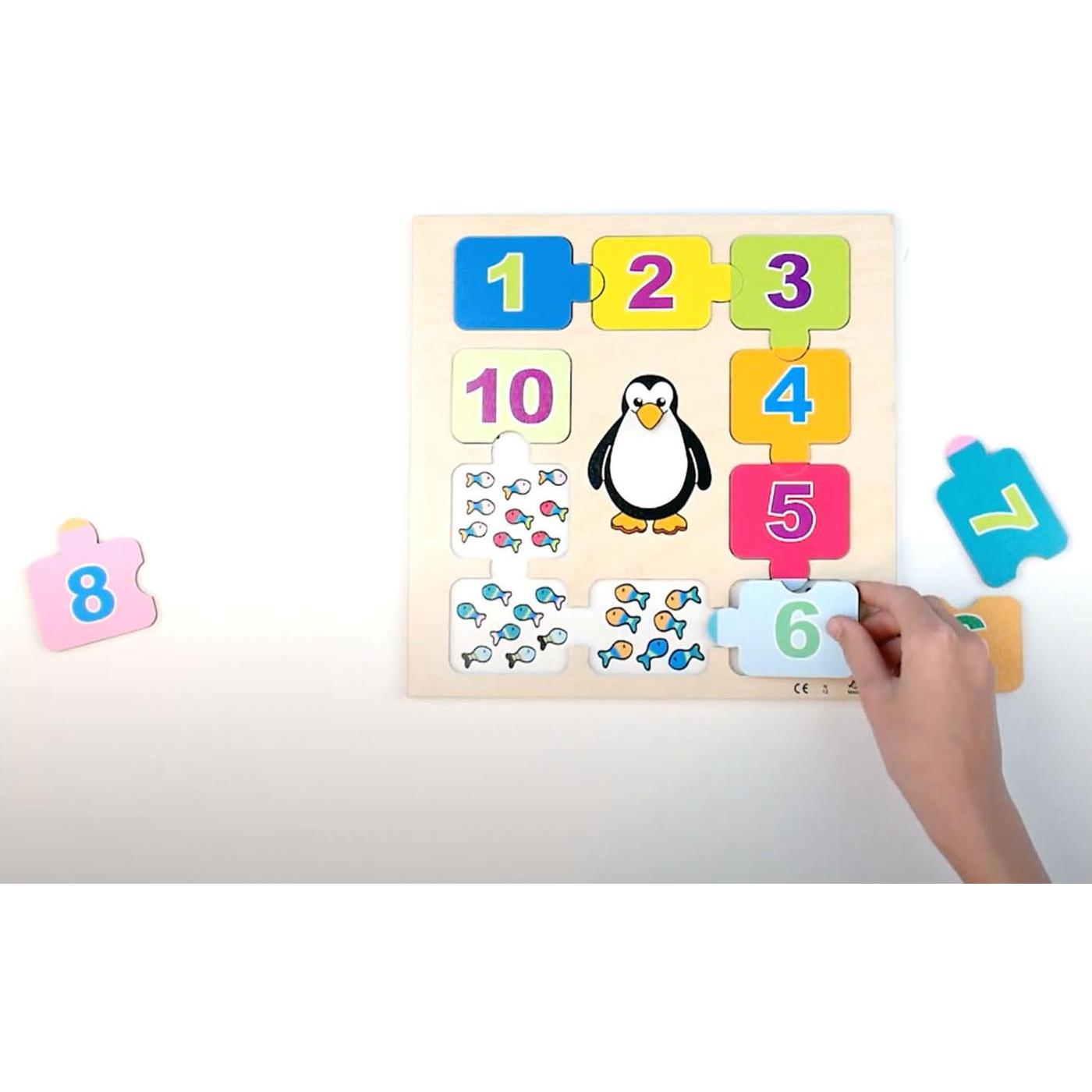 Thumbnail - Rolf.education Rolf Reliefpuzzle 10 kleine Fische, 10 Teile (10 Teile)