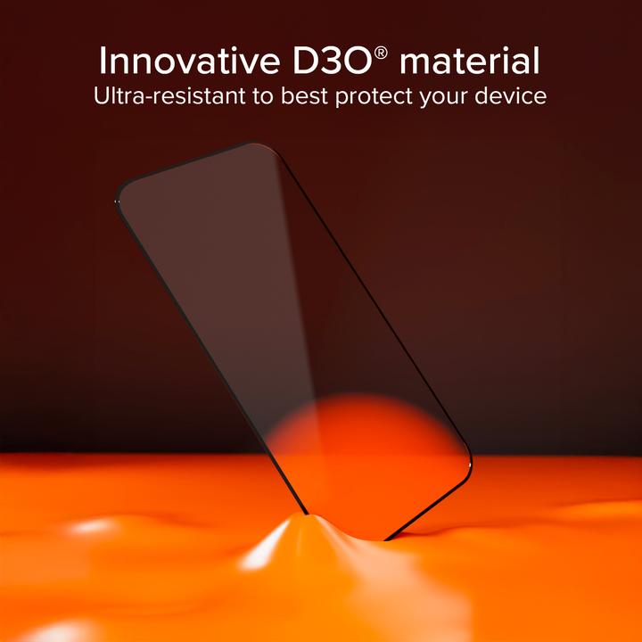 Actual product image SBS Ultra-strong screen protector for iPhone 16 Pro Max with D3O technology (1 Piece, Apple iPhone 16 Pro Max)