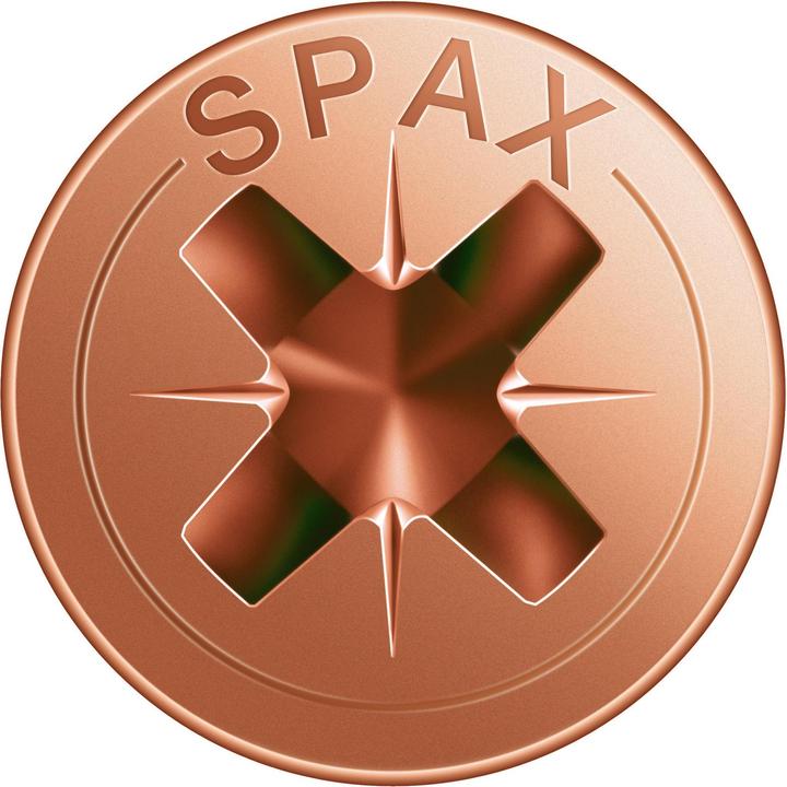 Actual product image Spax Countersunk Multi Head Cross Recess Z2 Fully Threaded Burnished (1000 Screws per piece)