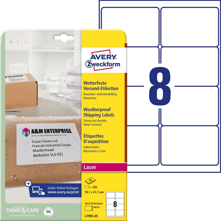 Immagine prodotto Avery Modulo di scopo L7993