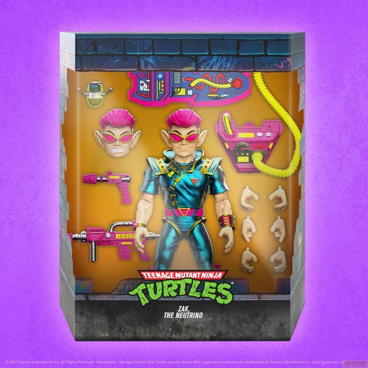 Image du produit Super7 Les Tortues ninja figurine Ultimates Zak, The Neutrino 18 cm