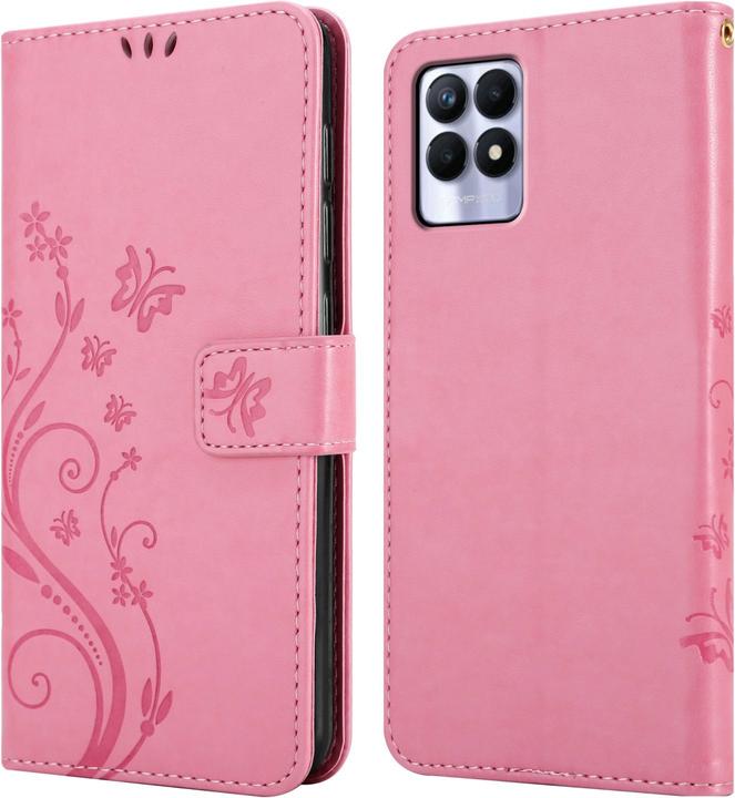 Immagine prodotto Cadorabo Copertina a libro floreale per Realme 8i / Narzo 50 4G (Realme 8i)