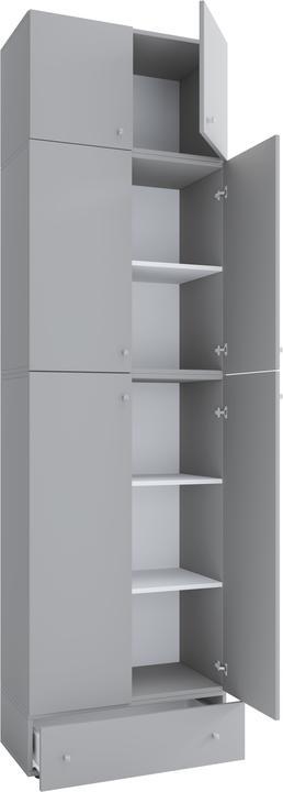Image du produit VCM Armoire de bureau Armoire à dossiers Lona 5 tiroirs porte (70 x 39 x 240 cm)