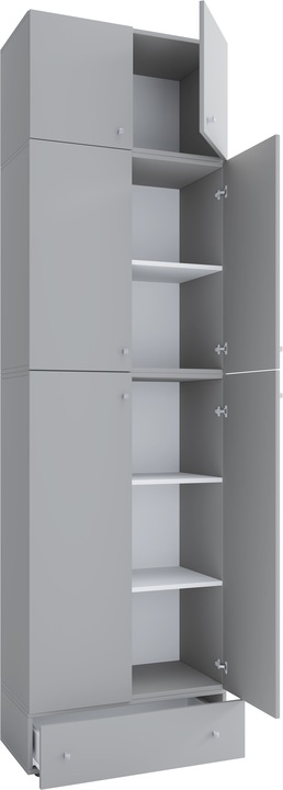 Actual product image VCM Office Cabinet Filing Cabinet Lona 5 Drawer Door (70 x 39 x 240 cm)