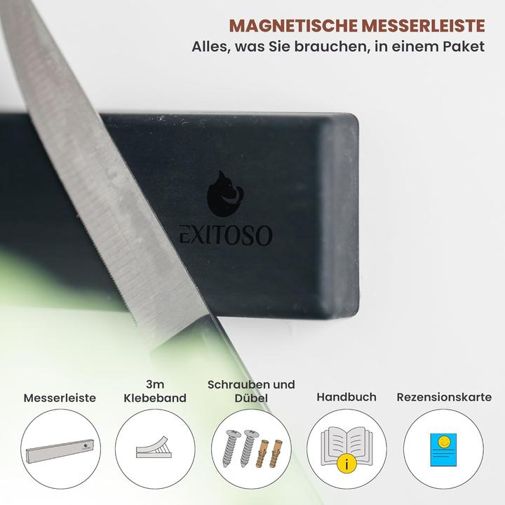 Produktbild Exitoso Selbstklebende Magnetmesserleiste