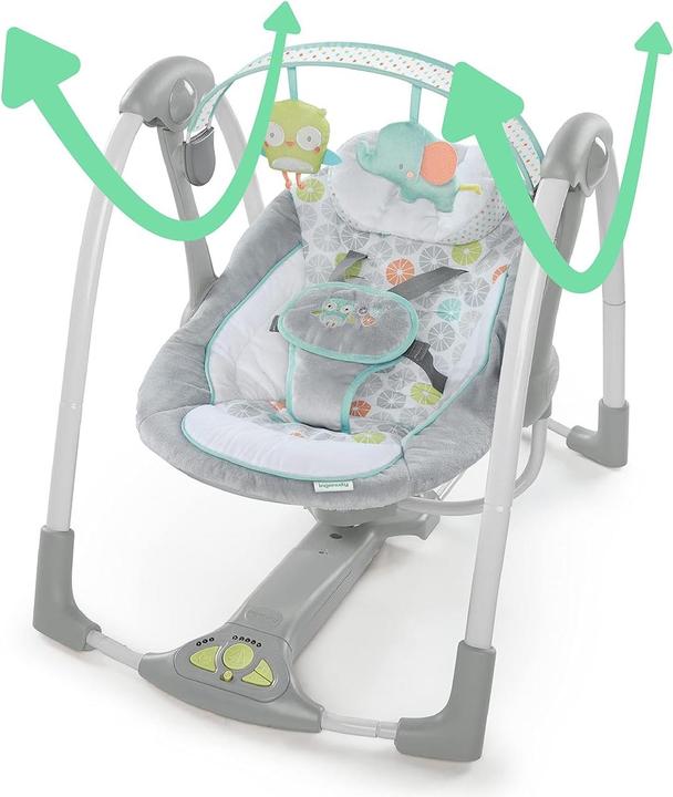 Produktbild Ingenuity Babywippe Hugs & Hoots, bis 9Kg