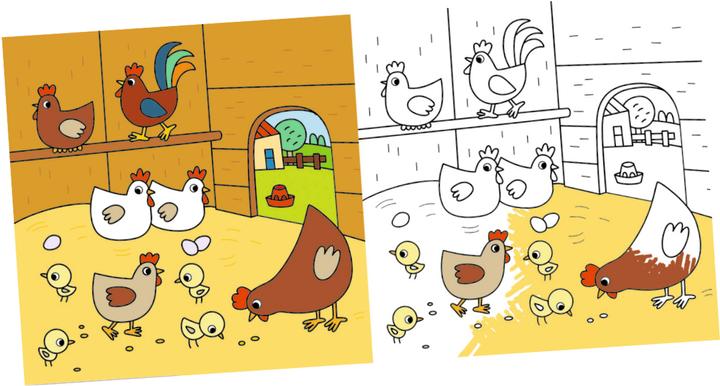 Produktbild Mein kunterbuntes Bauernhof-Malbuch