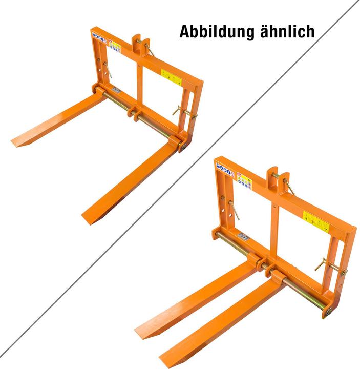 Actual product image Dema Palettengabel DPG700 Kat 1+2 (Lawn tractor, Garden machinery carrying belt)