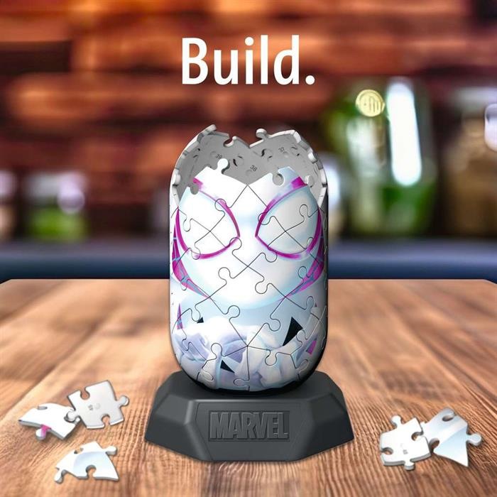 Produktbild Ravensburger Hylkies: Die neue Sammelfigurenreihe zum selbst zusammenbauen. Figur #09 - Spiderman - (54 Teile)