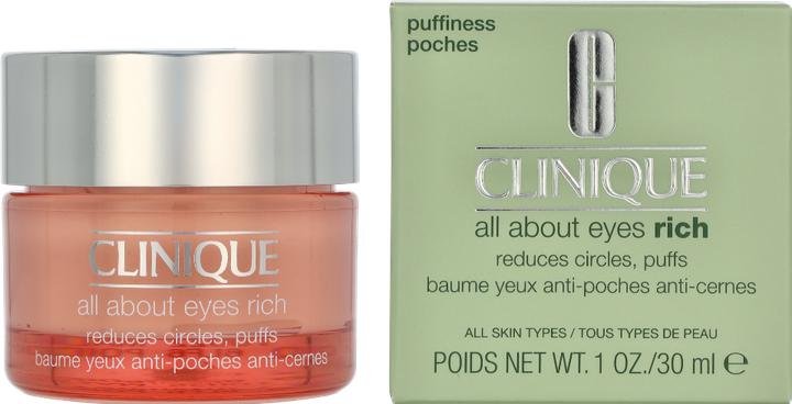 Actual product image Clinique All About Eyes Rich (Eye Care Cream, 30 ml, Day + Night)