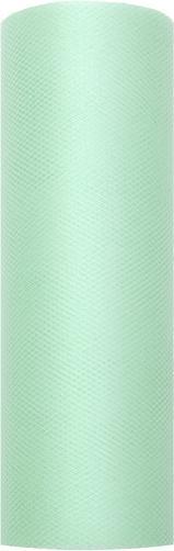 Produktbild Partydeco Tulle Plain, mint, 0.15 x 9m (1 pc. / 9 lm)