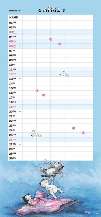 Actual product image Heye Familienplaner (21 x 45 cm)