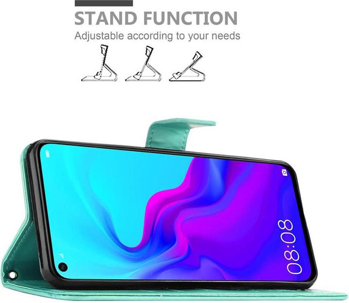 Actual product image Cadorabo Flower Book Cover (Huawei Nova 4)