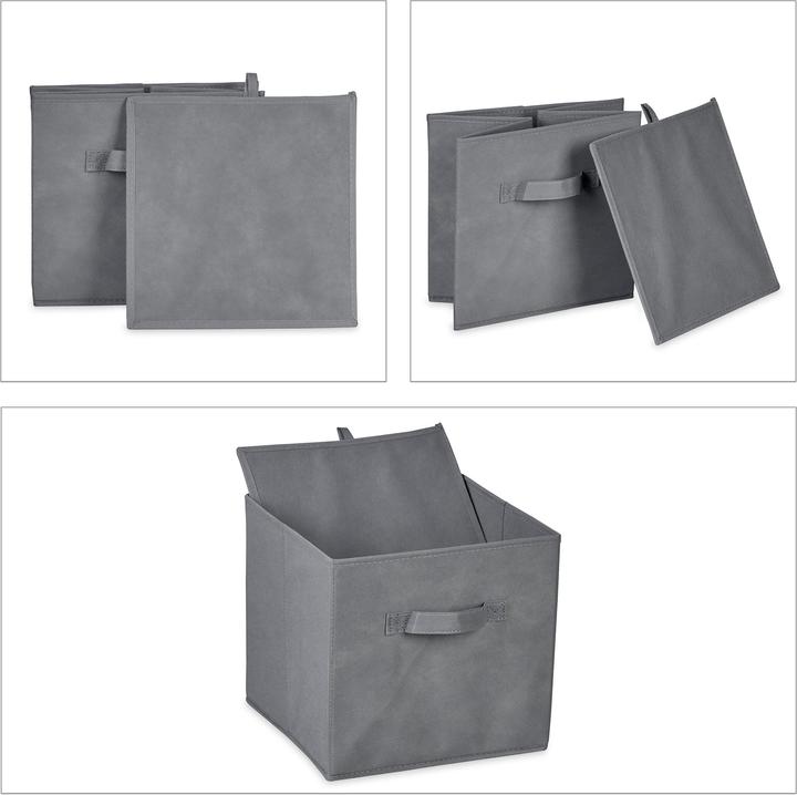 Actual product image Relaxdays shelf basket (28 x 28 x 26.5 cm, 20.86 l)