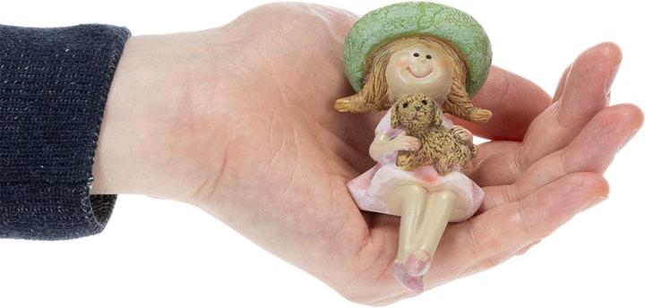 Produktbild Viana Polyresin Dekofigur Mädchen mit Hund