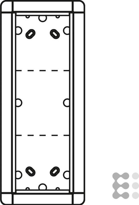 Actual product image Ritto 1883370 Intercom system accessories frame