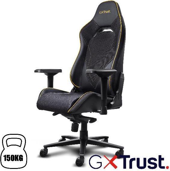 Immagine prodotto Trust GXT 721 Ruya Pro, Sedia per gaming universale, 150 kg, 195 cm, Nero, Alluminio, Nero