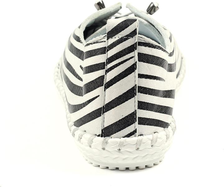 Produktbild Lunar Leinenschuhe St Ives Zebramuster Leder (41)