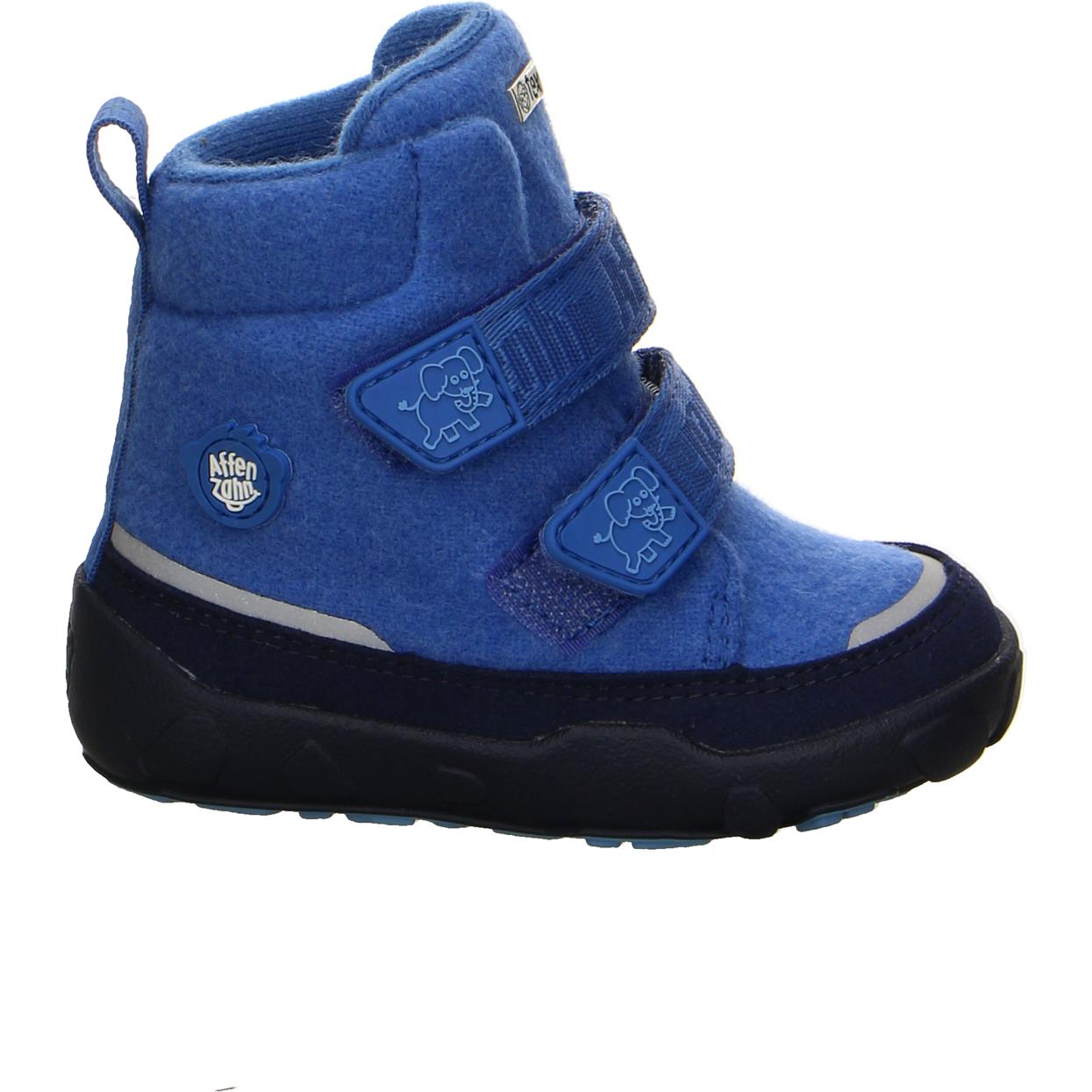Affenzahn, Unisex, Boots + Stiefel, Winterstiefel WOLLE COMFY Elefant, Blau, (24)