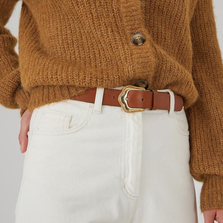 Produktbild La Redoute Collections Ledergürtel (90)