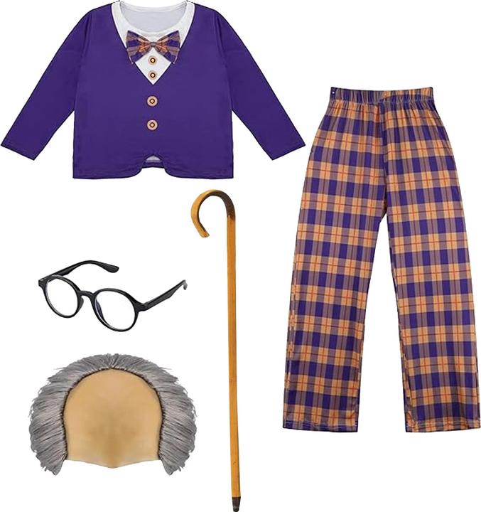 Produktbild Bristol Novelty Jungen Kleiner Alter Mann Kostüm (104)