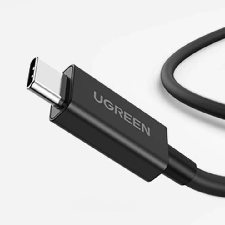 Actual product image Ugreen - Data Cable L703 (45996) - USB-C to USB-C Thunderbolt5, 120Gbps, 240W, 1m - Black (1 m, USB 4.0, 240 W)