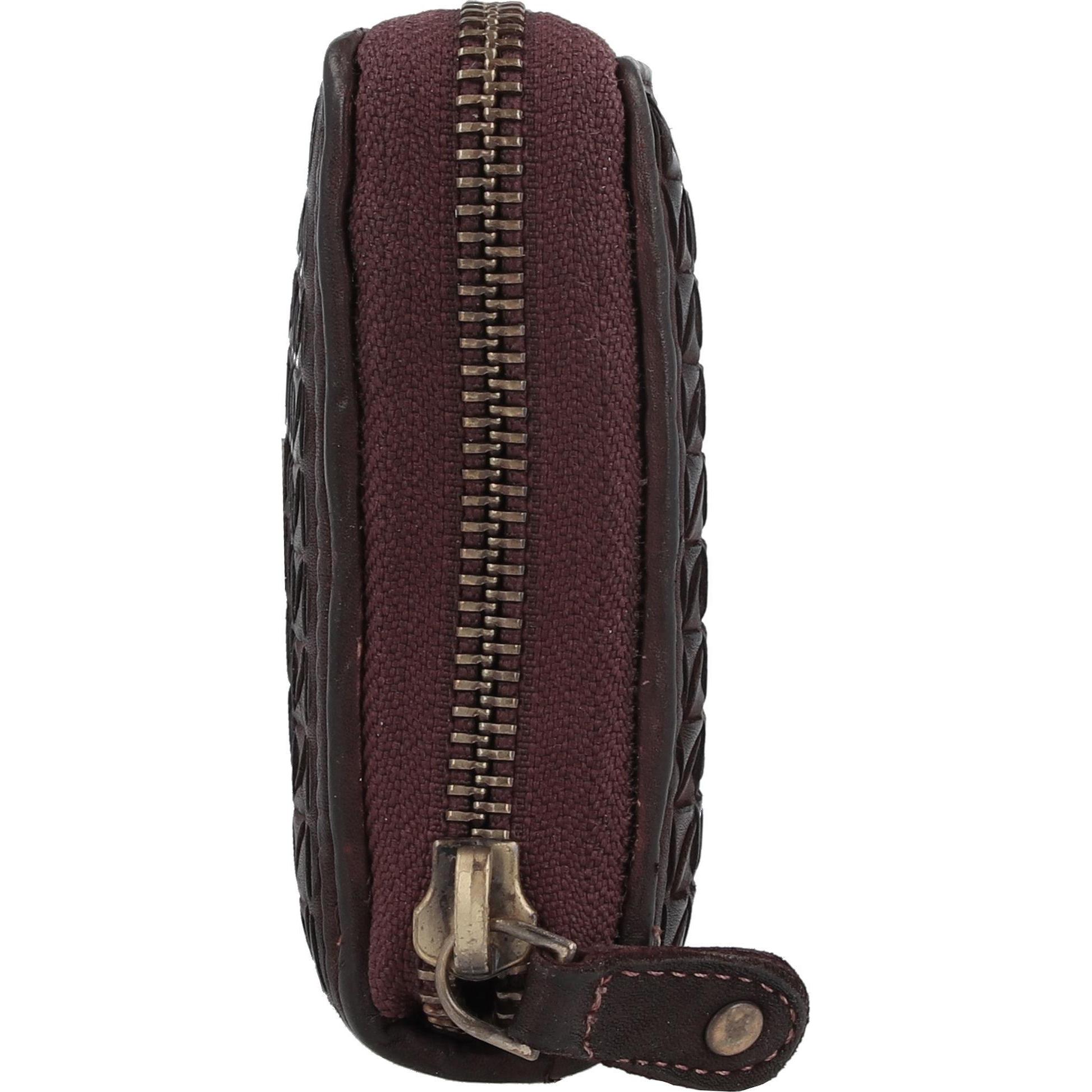 Greenland Nature, Damen, Portemonnaie, Femi & Nine Geldbörse Leder 20 cm, Rot