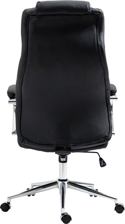 Actual product image CLP Office chair Salford real leather, black