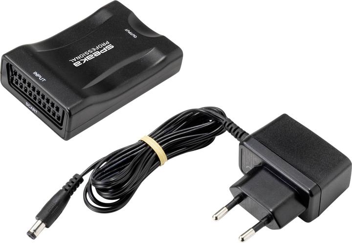 Image du produit SpeaKa Professional AV SCART vers HDMI 1920 x 1080 pixels (Convertisseur de caméra)
