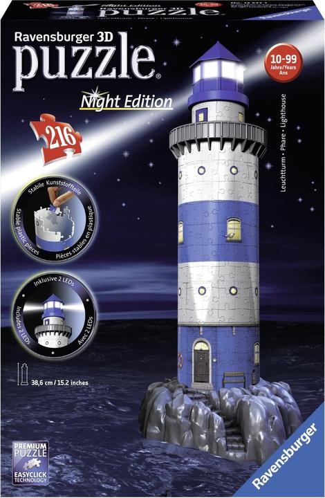 Lighthouse at night (216 pieces)