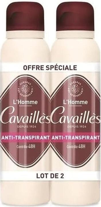 Produktbild Roge Cavailles Rogé Cavaillès Absorb+ 48H Men Anti-Transpirant Spray 150ml - 2er-Pack (Spray, 150 ml)