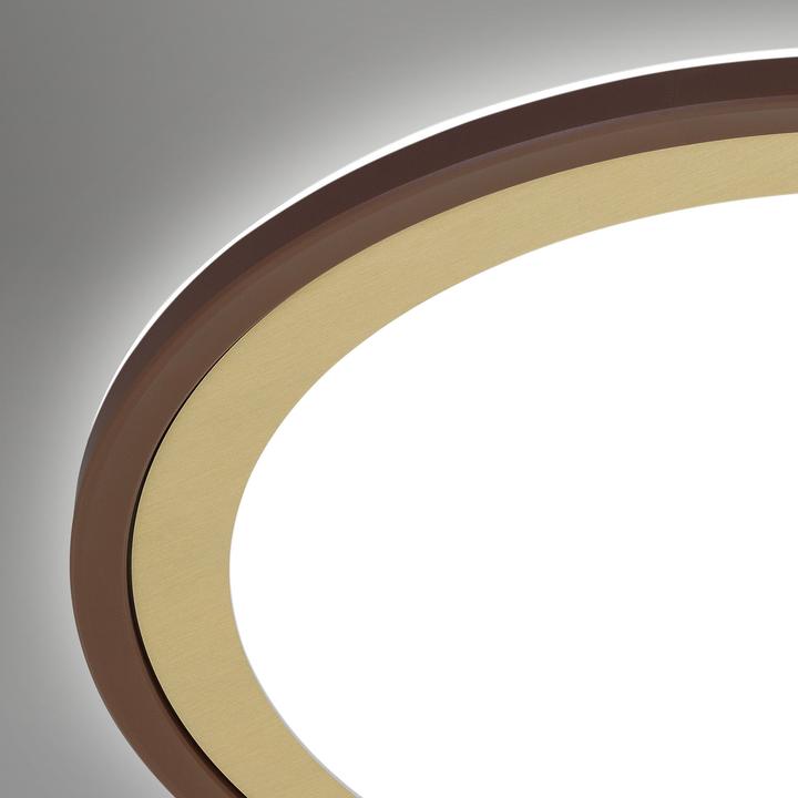 Produktbild Briloner Ultraflaches CCT-LED Panel mit LED Backlight,braun-gold, 1xLED/22W (3000 lm)