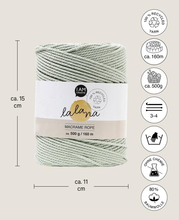 Produktbild Lalana Macrame Rope (160 m)