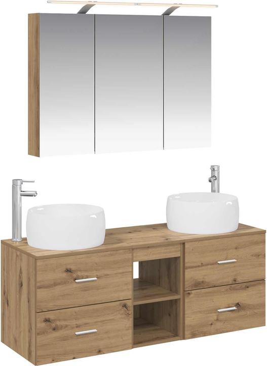Produktbild vidaXL Badezimmerspiegel-Set (14.50 x 70 cm)