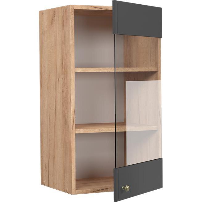 Vicco, Regal, Küchenglasschrank Fame-Line (40 x 34 x 72 cm)