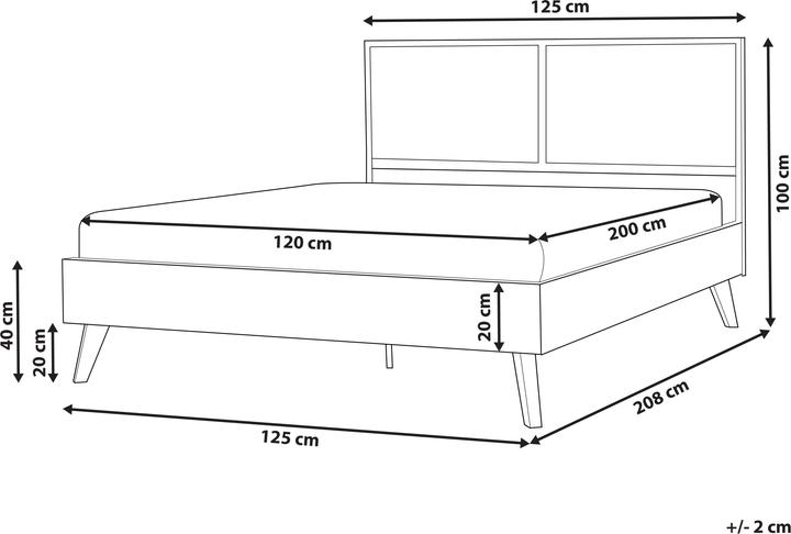 Actual product image Beliani Monpazier (120 x 200 cm)