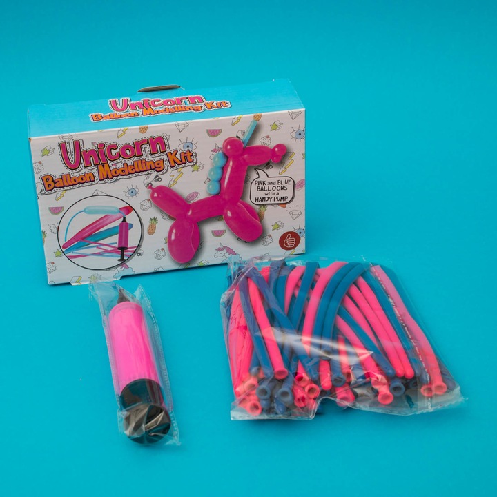 Actual product image Novelty Modeling balloon set unicorn