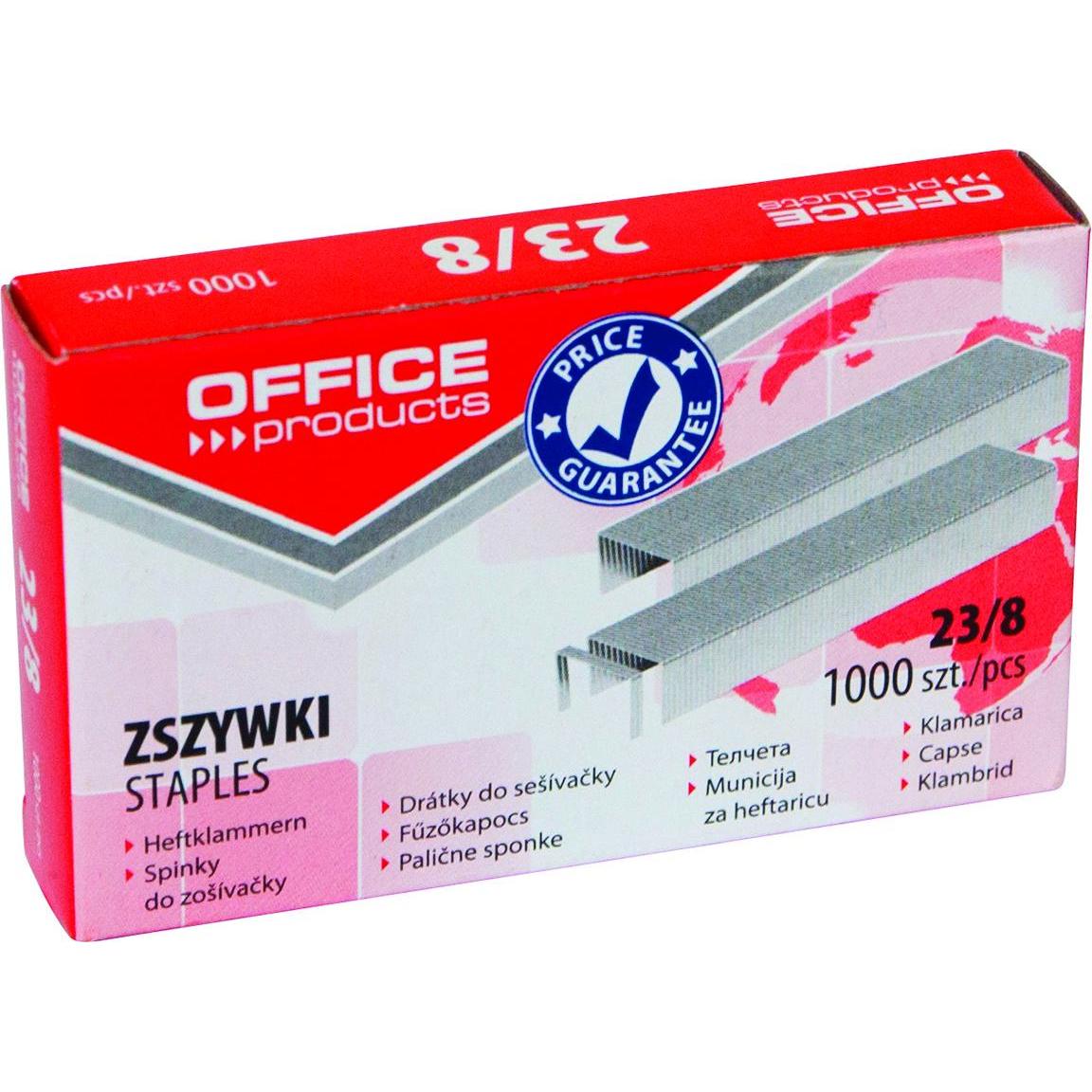 Office Products, Büroklammer, Heftklammern, 23/8, 1000 stück (1 x)