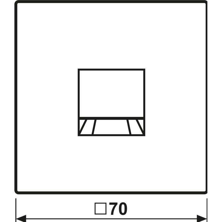Thumbnail - JUNG, Zubehör Schalterprogramm, Tragring Mod-Jack 1f LS edst mt Klemmbef ES1969-1WE