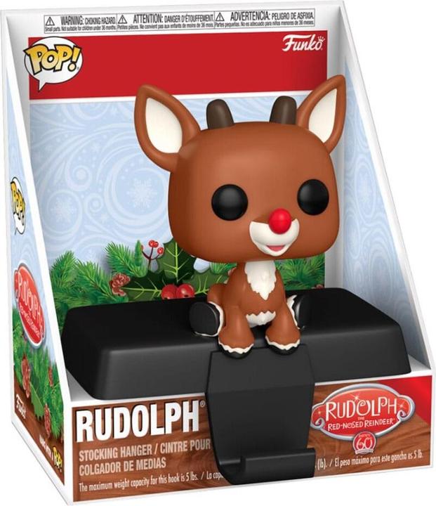 Produktbild Funko Rudolph the Red-Nosed Reindeer POP! Edge-Sitter Figur Rudolph 9 cm