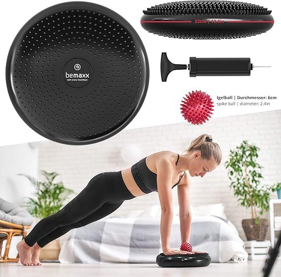 Actual product image BeMaxx Fitness Balance Seat Cushion, Set of 6 Black