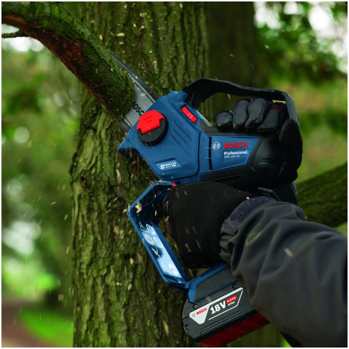 Produktbild Bosch Professional Bosch GKE 18V-15 Akku-Astsäge (Akku Kettensäge)